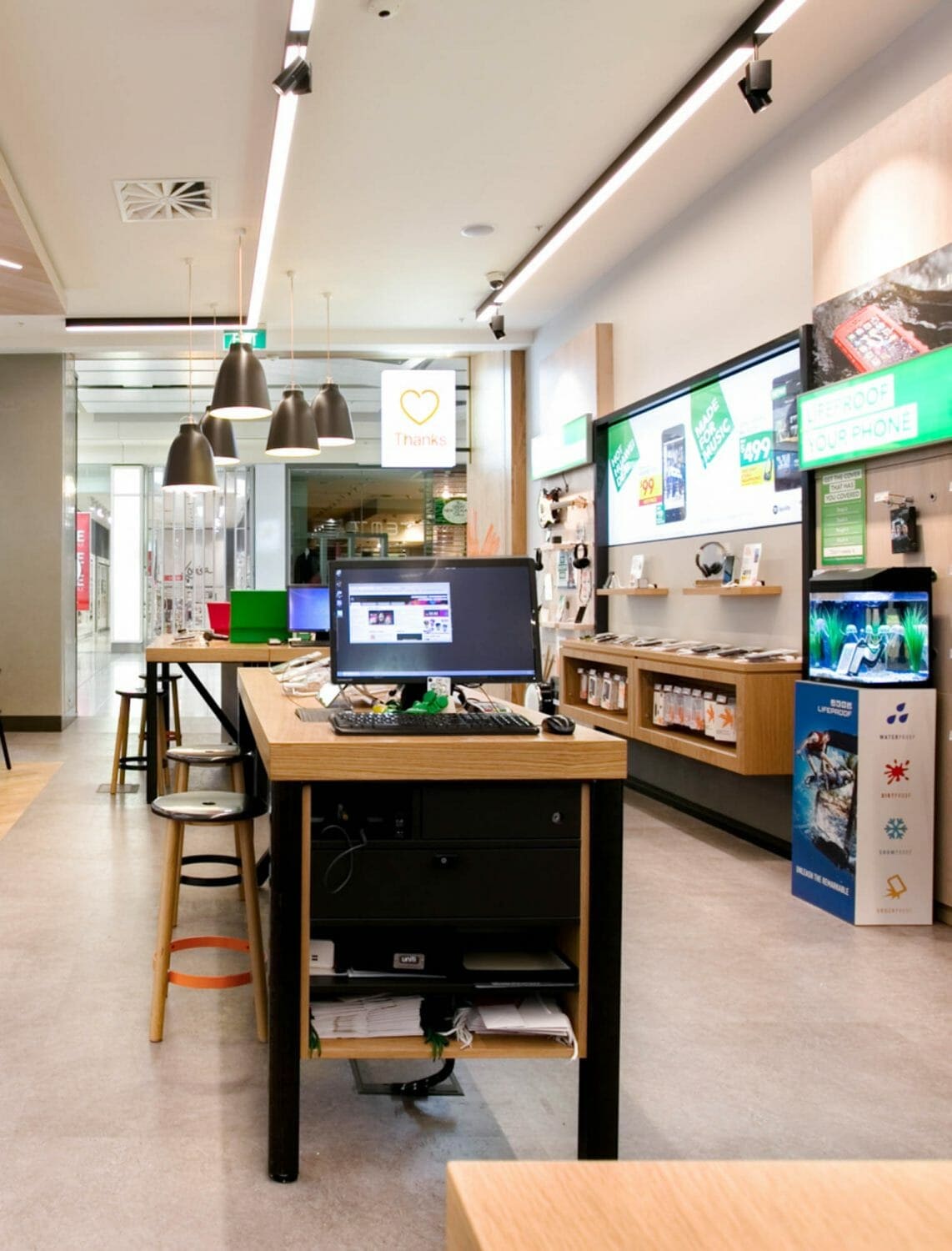 Retail Store Interior Design for Spark