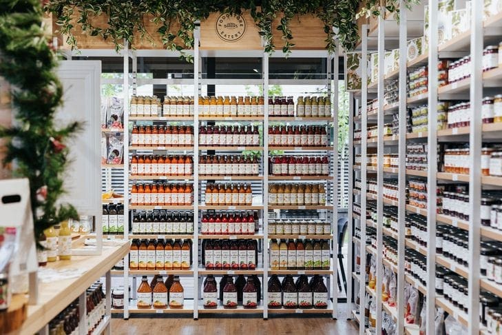 Image of Barkers of Geraldine store. Retail interior design by Spaceworks