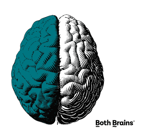 Smart office innovations This is an image of Both Brain's logo, an illustration of the left- and right-hand side of a brain.